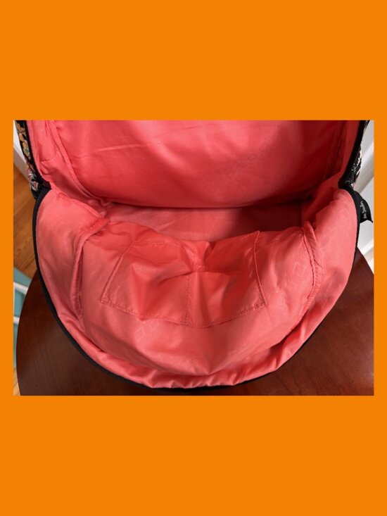Vera Bradley Tangerine Twist Essential Large Backpack Floral Travel School main image 9